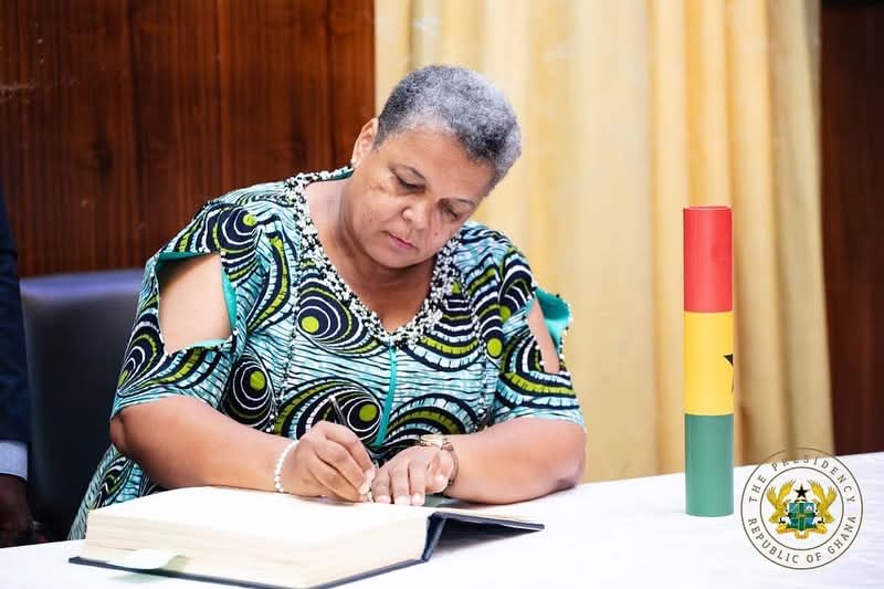 Signing at The Presidency, Republic of Ghana